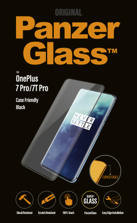 Folie de sticla OnePlus 7 Pro/7T Pro negru , CF PanzerGlass 