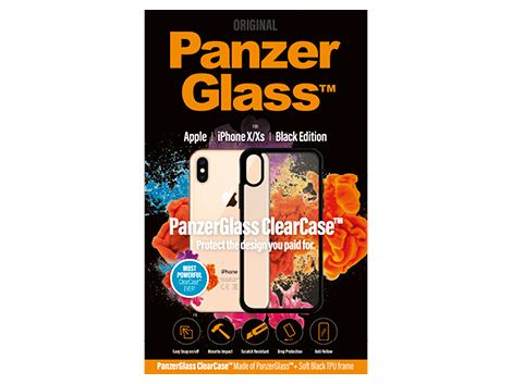 Carcasa transparenta pentru iPhone 11 Pro, negru PanzerGlass 