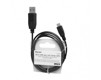 Cablu de date  microUSB la USB 1m VAKOSS  