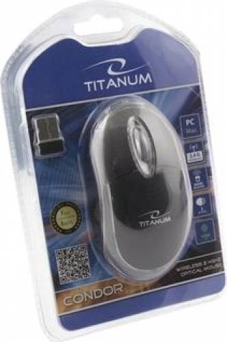 Mouse wireless,1000dpi,negru Titanium Condor ESPERANZA 