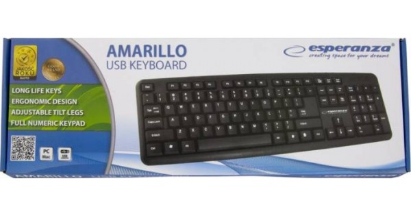 Tastatura cu fir Amarillo ESPERANZA 