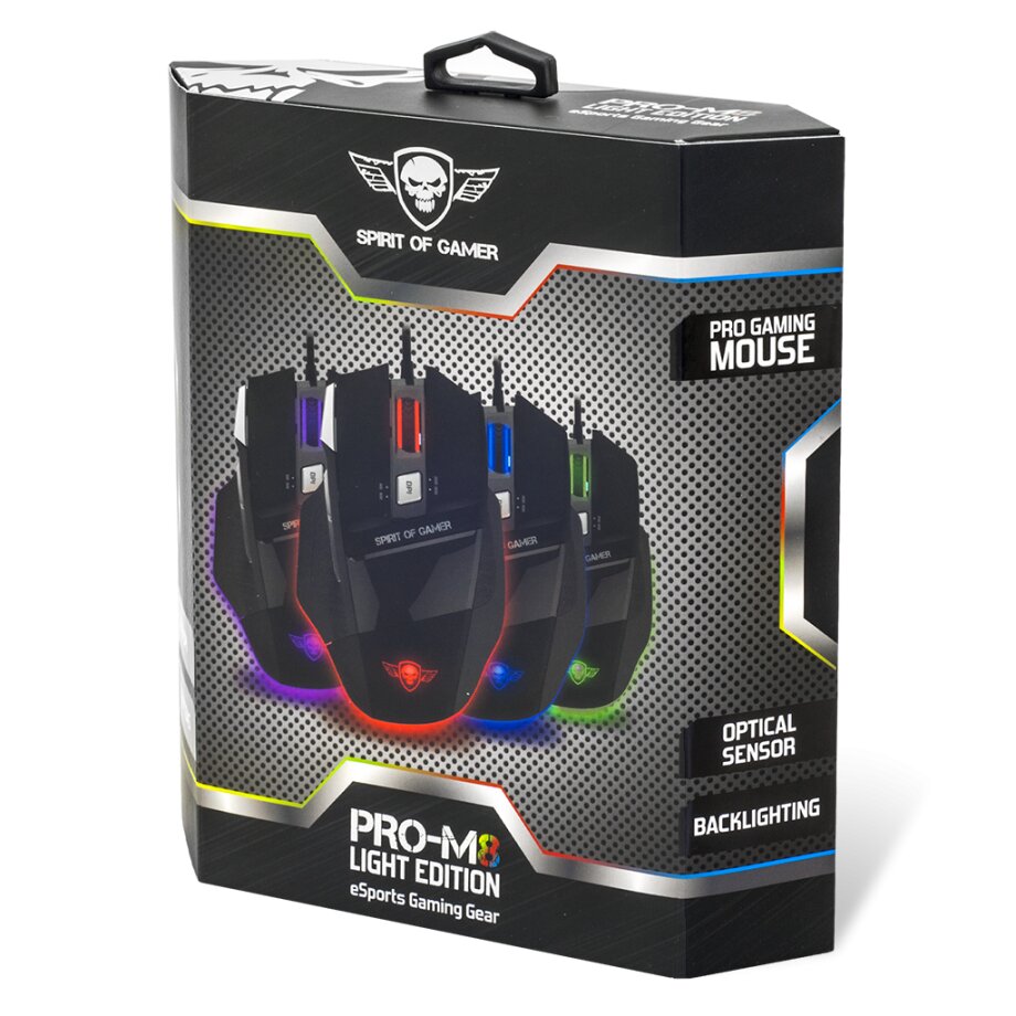Mouse Spirit of Gamer Pro-M8 Light Edition