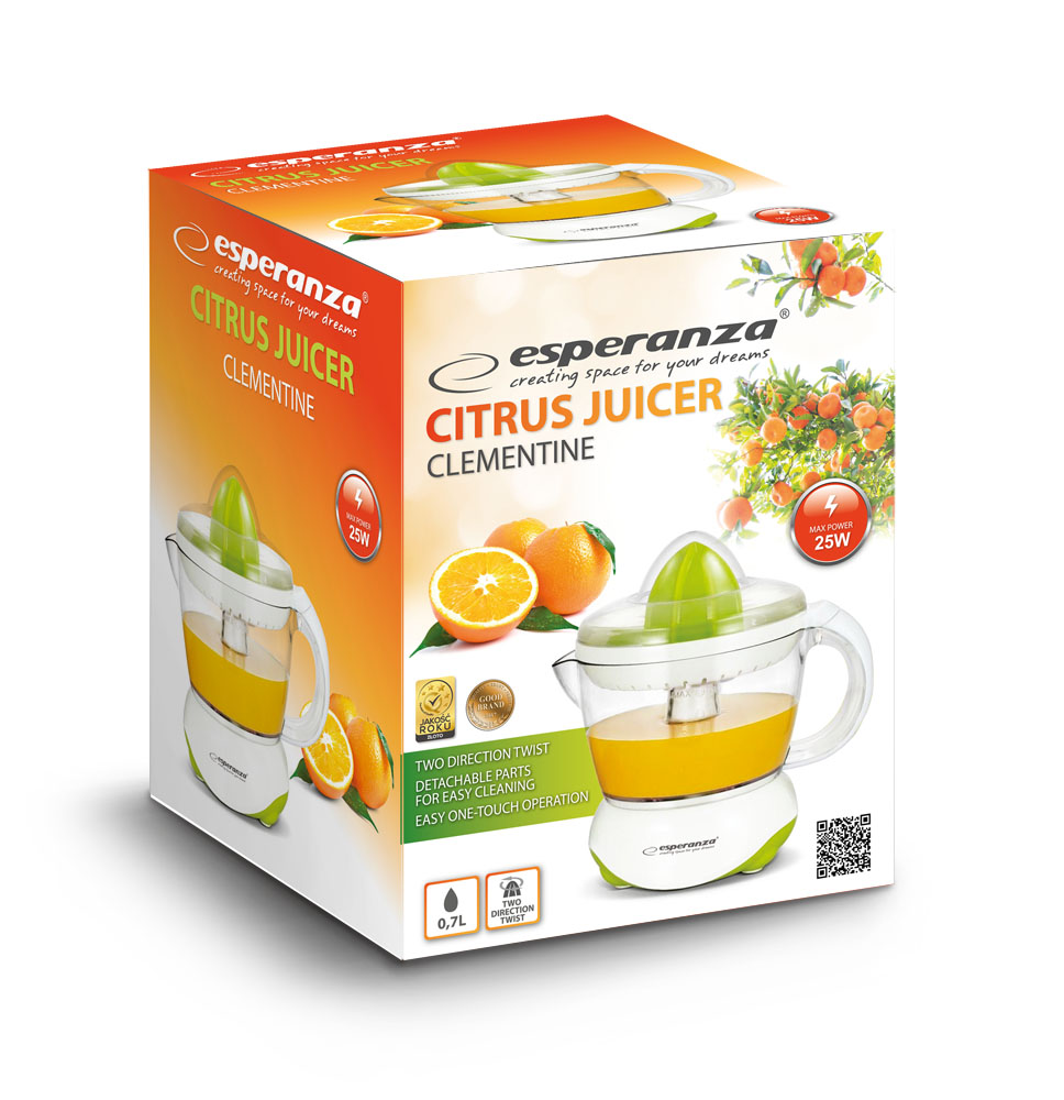 Storcator de fructe electric Clementine ESPERANZA EKJ001G