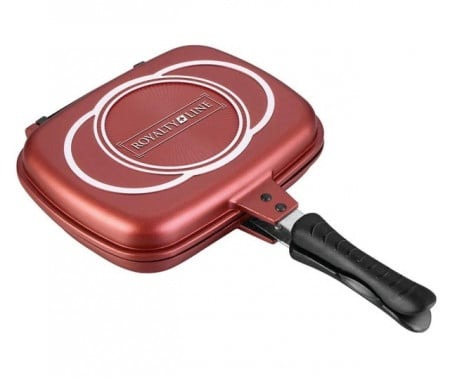 Tigaie grill dubla,32cm,bordo Royalty Line