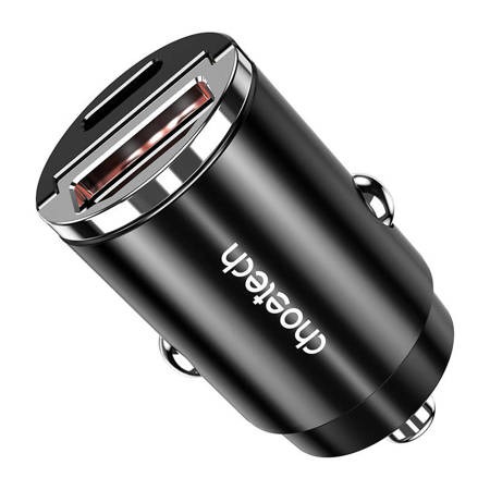 Incarcator auto 1XUSB-A,1XTypeC,30W,PD 3.0 CHOETECH TC0006