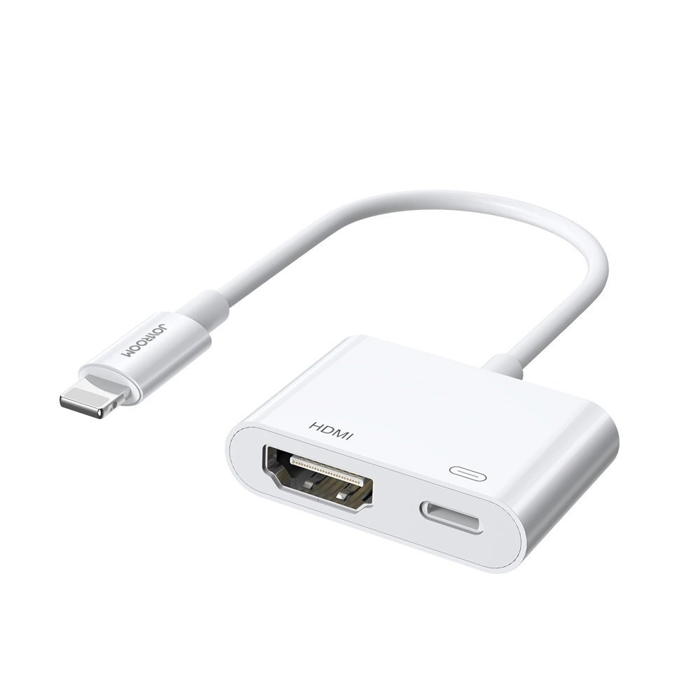 Adaptor Lightning(T) la HDMI(M) Full HD si Lightning(M) Joyroom 