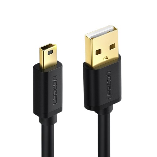 Cablu USB 2.0(T) la Mini-USB(T) 5 Pin, 1m,conectori auri UGREEN
