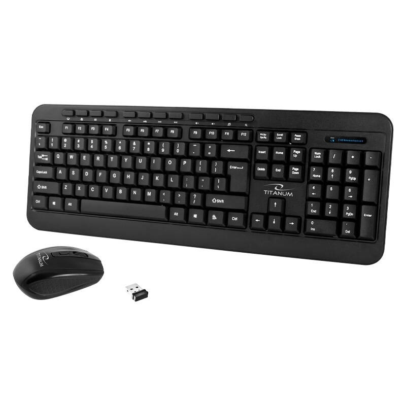 Kit tastatura  si mouse wireless Titanum Akron ESPERANZA TK109