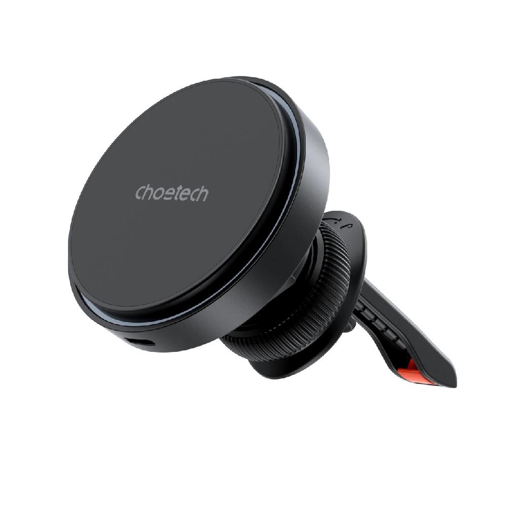 Incarcator auto magnetic wireless Qi,MagSafe,15W CHOETECH T205-F  