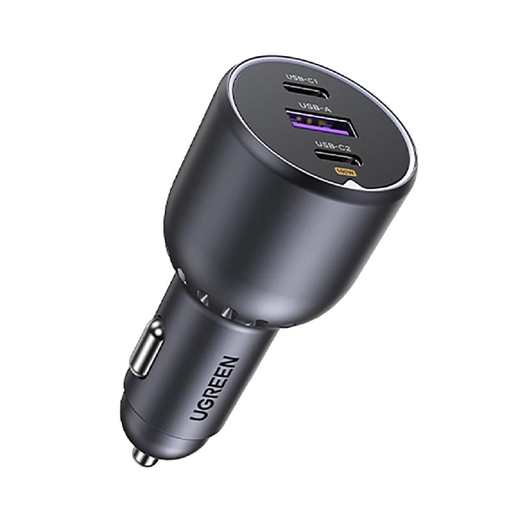 Incarcator auto 130W,QC3.0,PD3.0, 1XUSB-A si 2XTypeC UGREEN