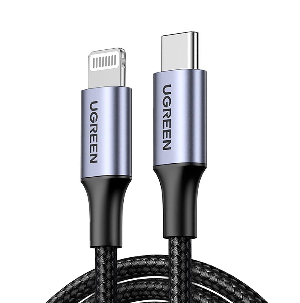 Cablu de alimentare TypeC(T) la Lightning(T),MFi, 1.5m UGREEN