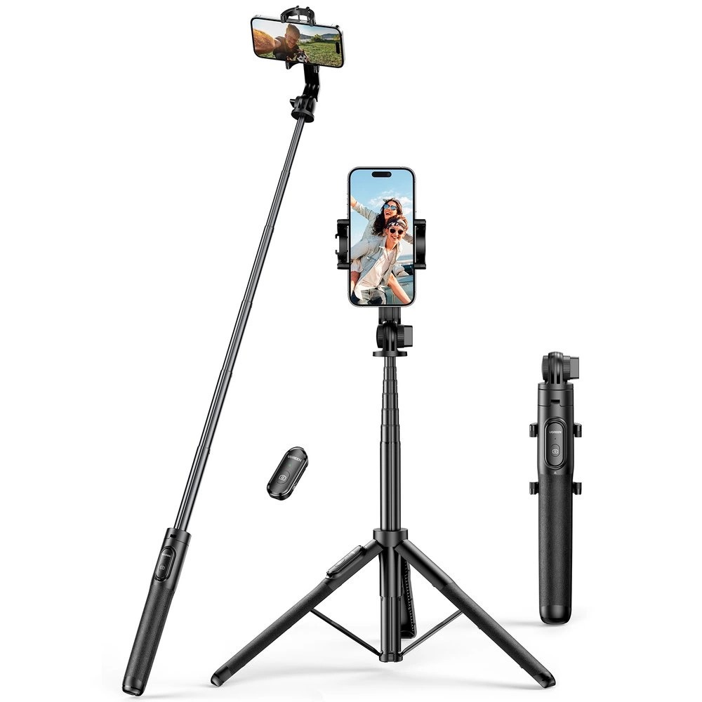 Selfie Stick trepied, pliabil + telecomanda bluetooth 4.2, UGREEN 15062