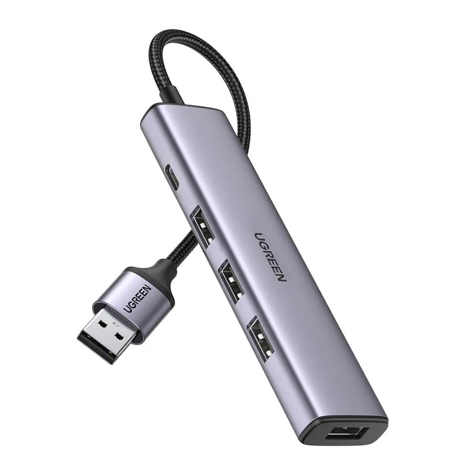 Hub extern 4X USB 3.0 si 1XTypeC cu conectare USB 3.0 UGREEN 20805