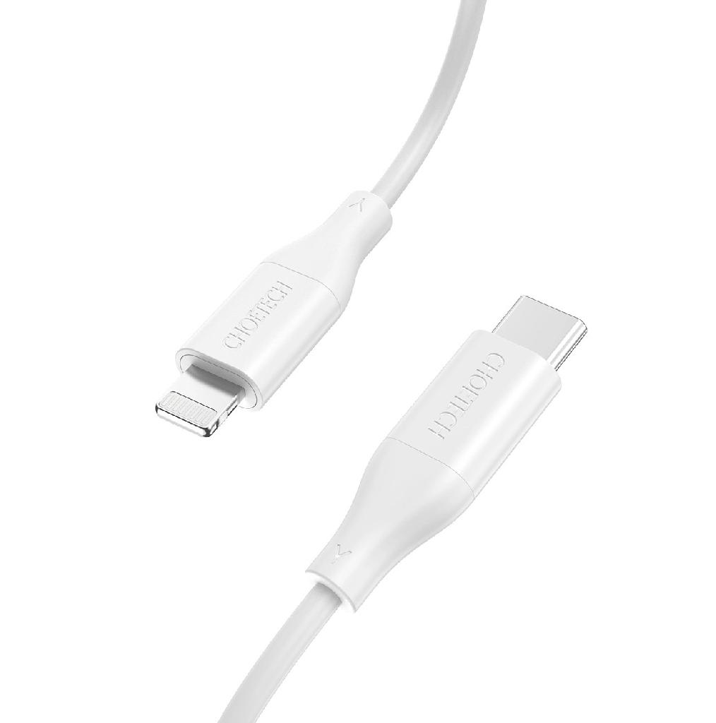 Cablu date si alimentare TypeC la Lightning,MFi,30W,1.2m  CHOETECH