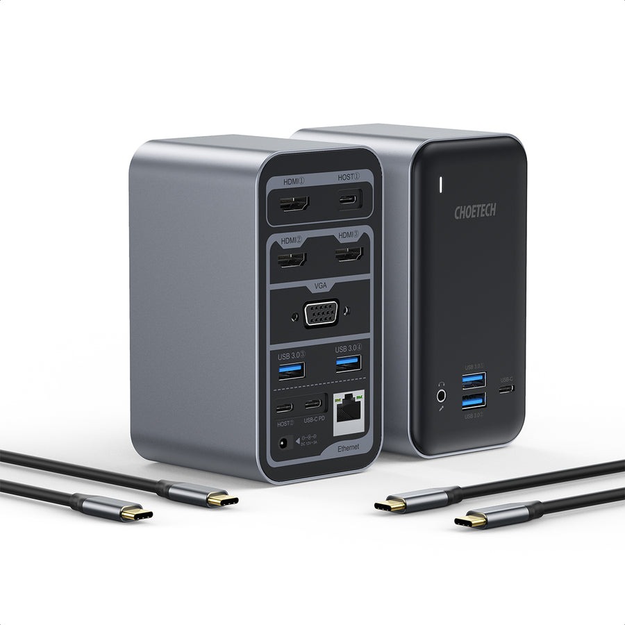HUB multiport 15in1, 100W , USB Docking Station CHOETECH