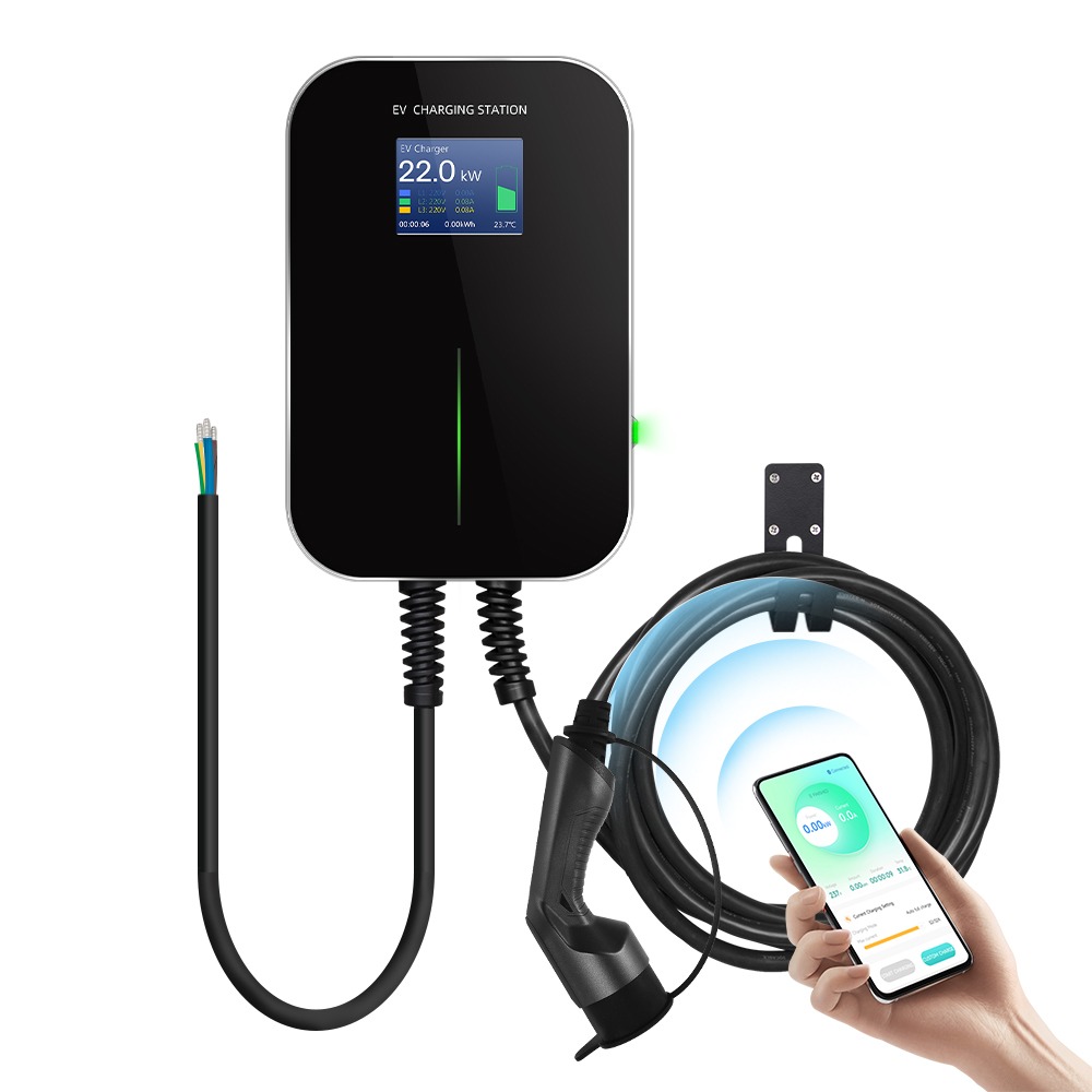 Incarcator fix pentru masini electrice 11kW,control prin APP BESEN 