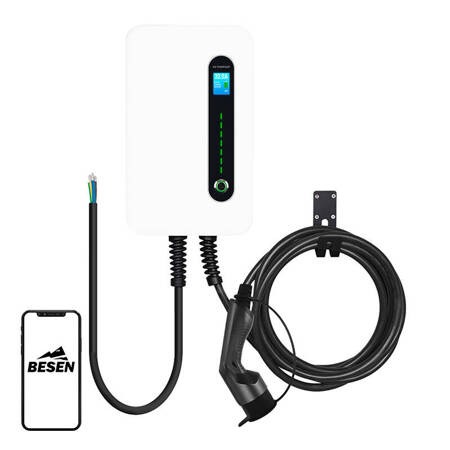 Incarcator fix pentru masini electrice 7.2kW, control prin APP BESEN 