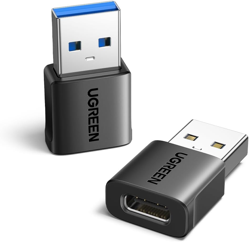 Adaptor USB-A(T) la TypeC(M),incarcare max 3A, 2 buc/set UGREEN
