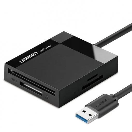 Cititor de carduri,citeste/scrie: micro-SD/SD/TF, conectare USB 3.0 UGREEN 