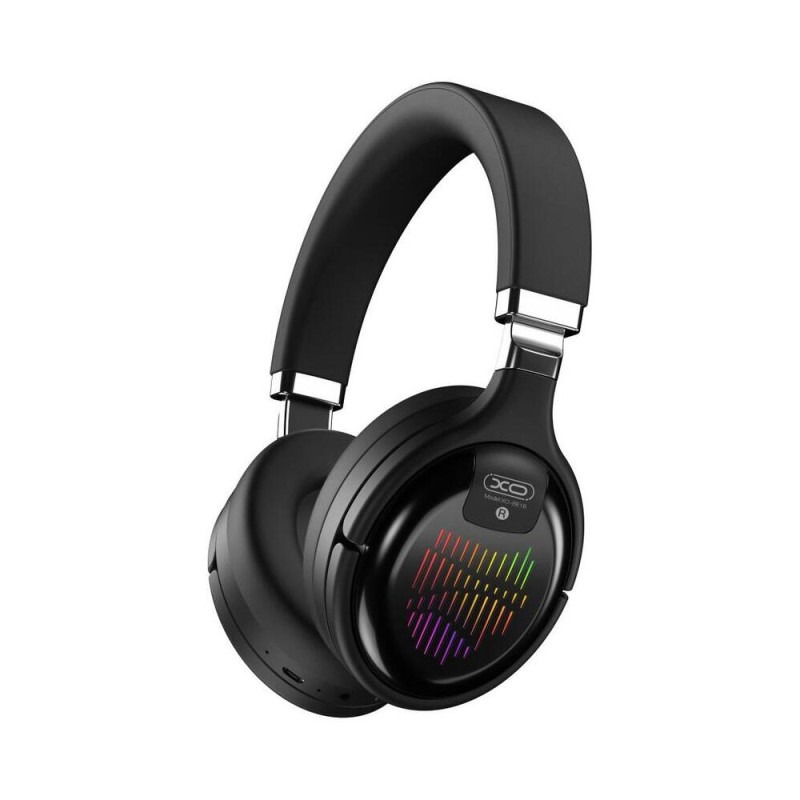 Casti wireless bluetooth®V5.0,negre,FM radio, card micro TF BE18 XO 
