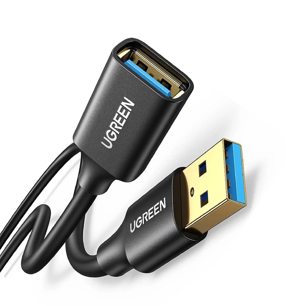 Cablu prelungitor USB 3.0(T) la USB 3.0(M), 3m, negru, US129 UGREEN 