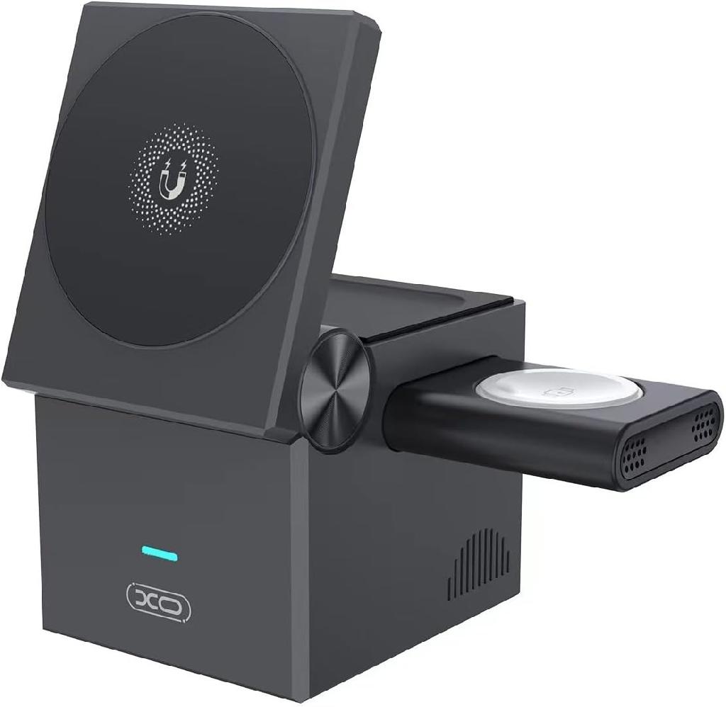 Statie de incarcare wireless portabila, 3in1, 15W, dispozitive Apple XO CX027