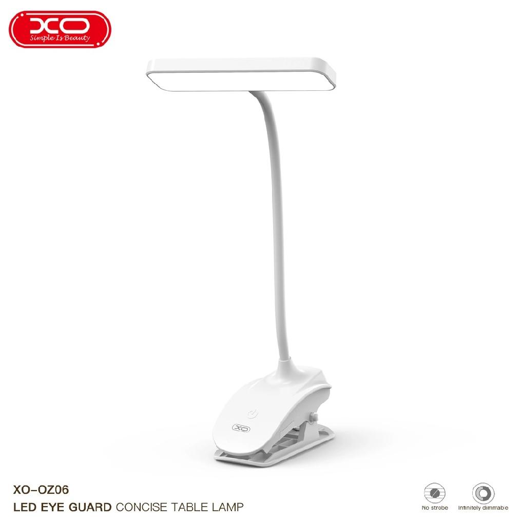 Lampa de birou LED cu clema si brat flexibil, 3 moduri iluminare XO OZ06B
