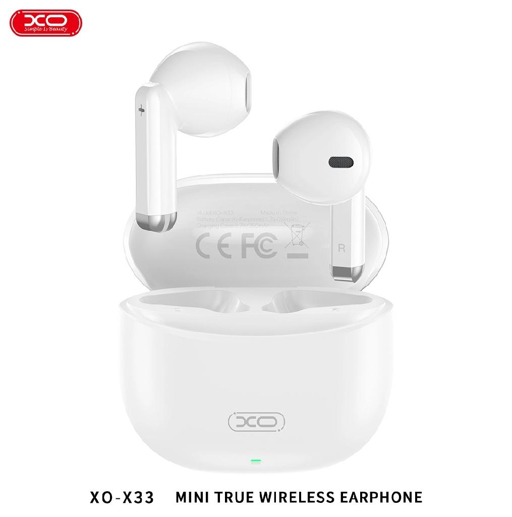 Casti wireless bluetooth® V5.3, in ear, TWS, albe XO X33