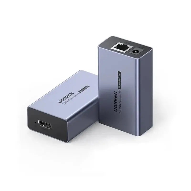 Extender video prin cablu UTP Cat5e/6 max 50m, HDMI 1.3, rez. maxima 1080P/60Hz, contine 1 transmitter si 1 receiver, CM455 UGREEN 