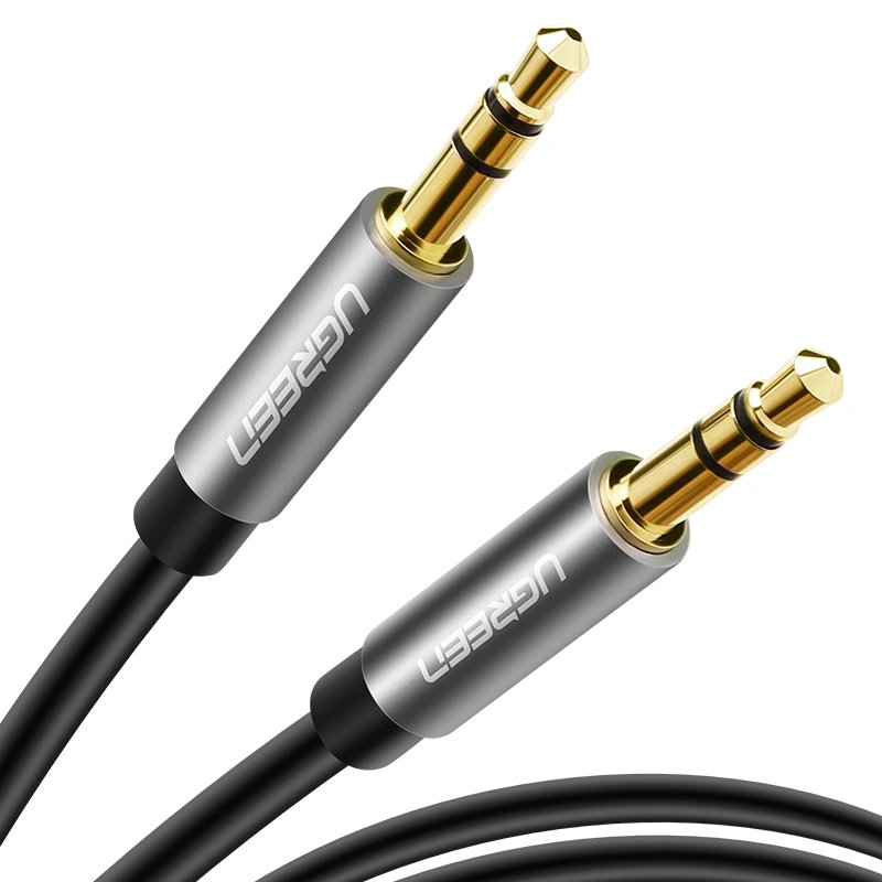  Cablu audio stereo 3.5mm jack(T) la 3.5mm jack(T), 5m, conectori auriti, AV119 UGREEN