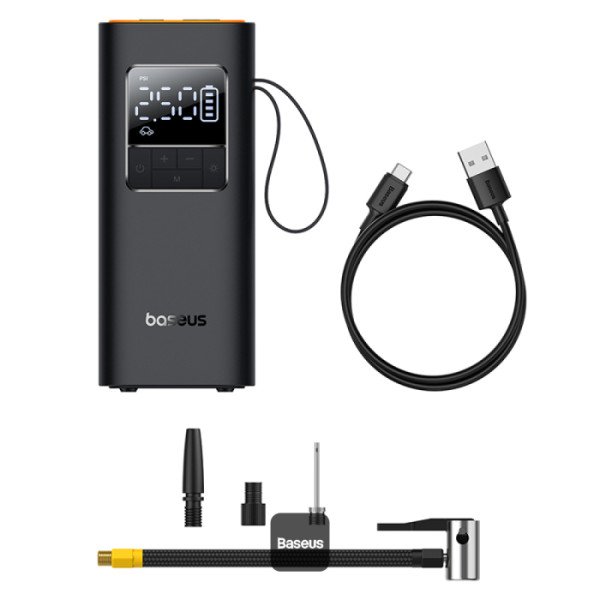 Compresor auto portabil, baterie 4000mAh/14.8Wh, display LED, SuperMini Pro Baseus 