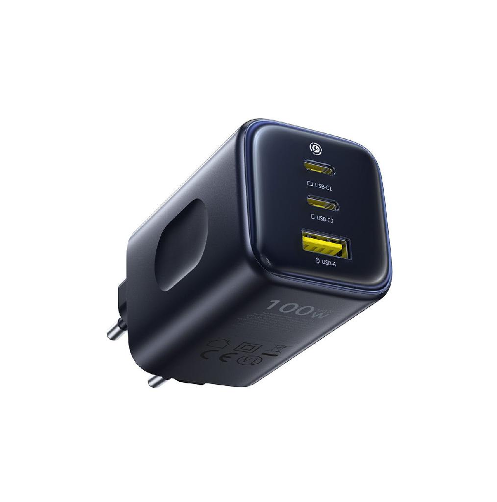 Incarcator retea 100W, 1xUSB-A, 2xType-C, negru, PicoGo AE11 Baseus