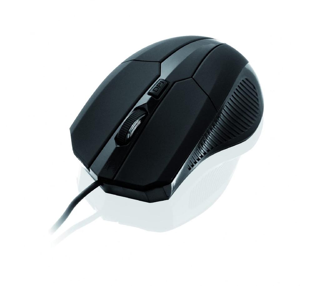 Mouse cu fir,1,8m,1600dpi, 3butoane, laser, i005 iBOX 