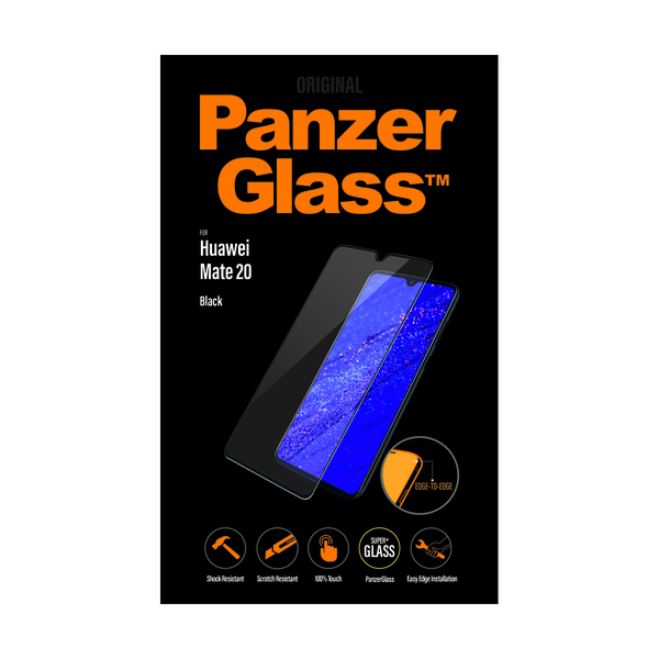 Folie  sticla antisoc pentru Huawei Mate 20, neagra PanzerGlass