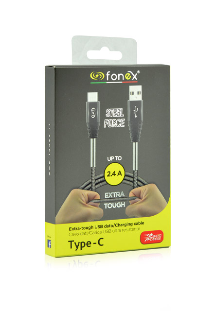 Cablu de date USB la TypeC 1m FONEX 