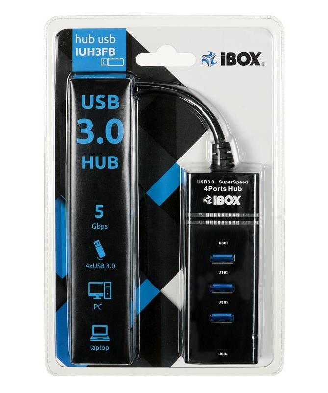 Hub cu 4 porturi USB IBOX